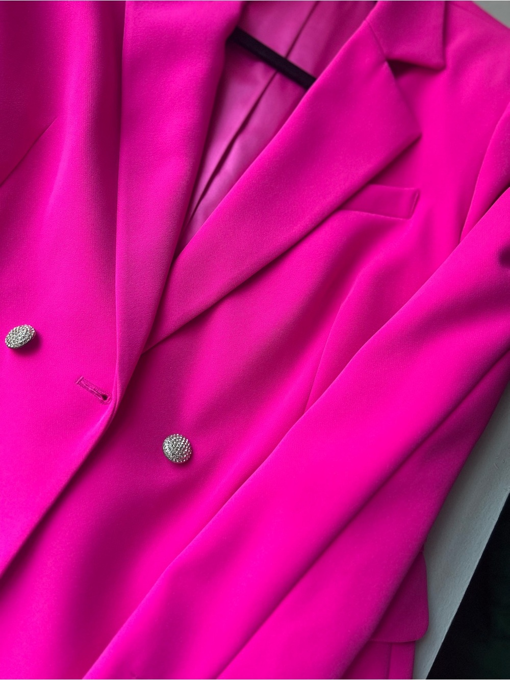 Generation Love Hot Pink Double-Breasted Blazer - Picture 4 of 4